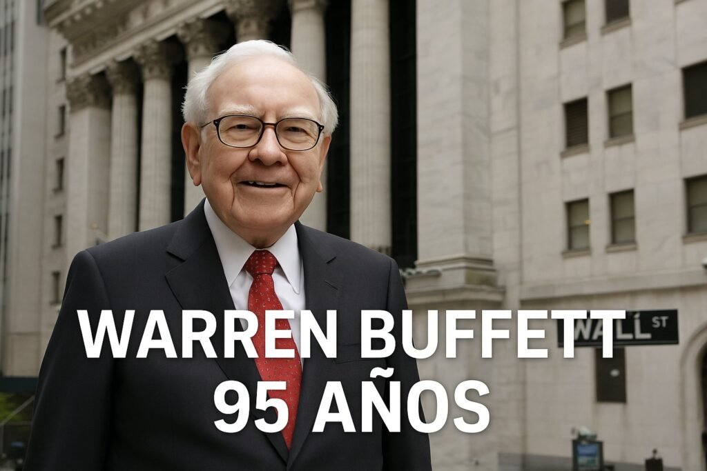 Warren Buffett 95 años en Wall Street conmemoración del cumpleaños