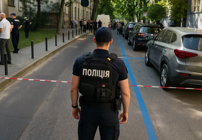 Вбивство Андрія Парубія – місце злочину у Львові