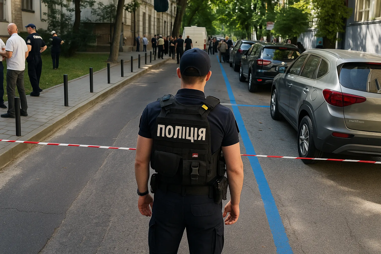 Вбивство Андрія Парубія – місце злочину у Львові