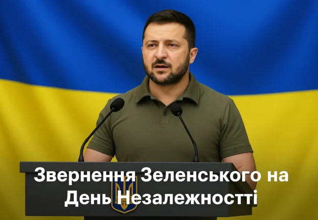 зеленський день незалежності звернення україна