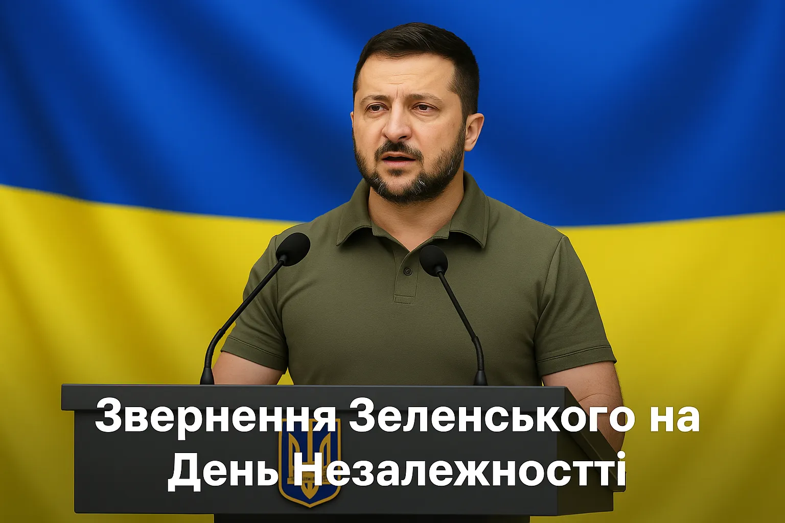 зеленський день незалежності звернення україна