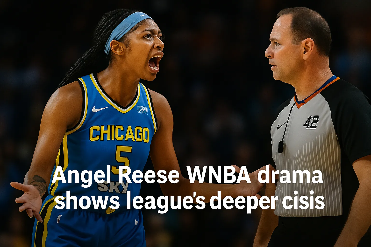 angel reese wnba drama referee clash