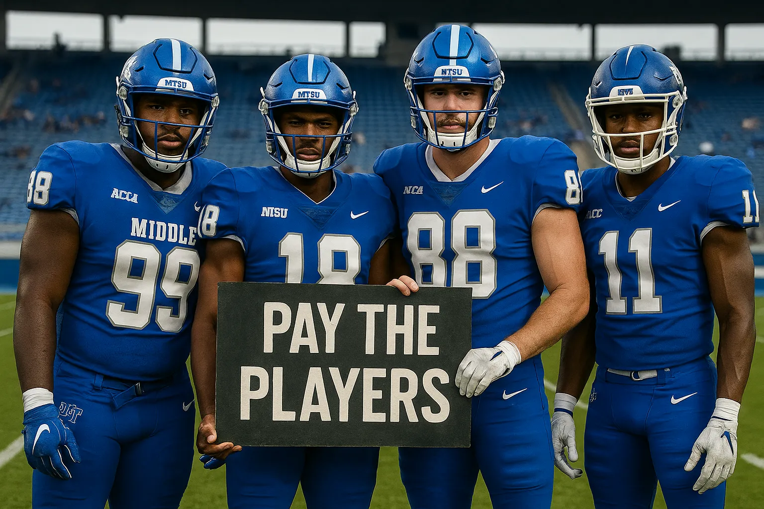 middle tennessee state football pay the players