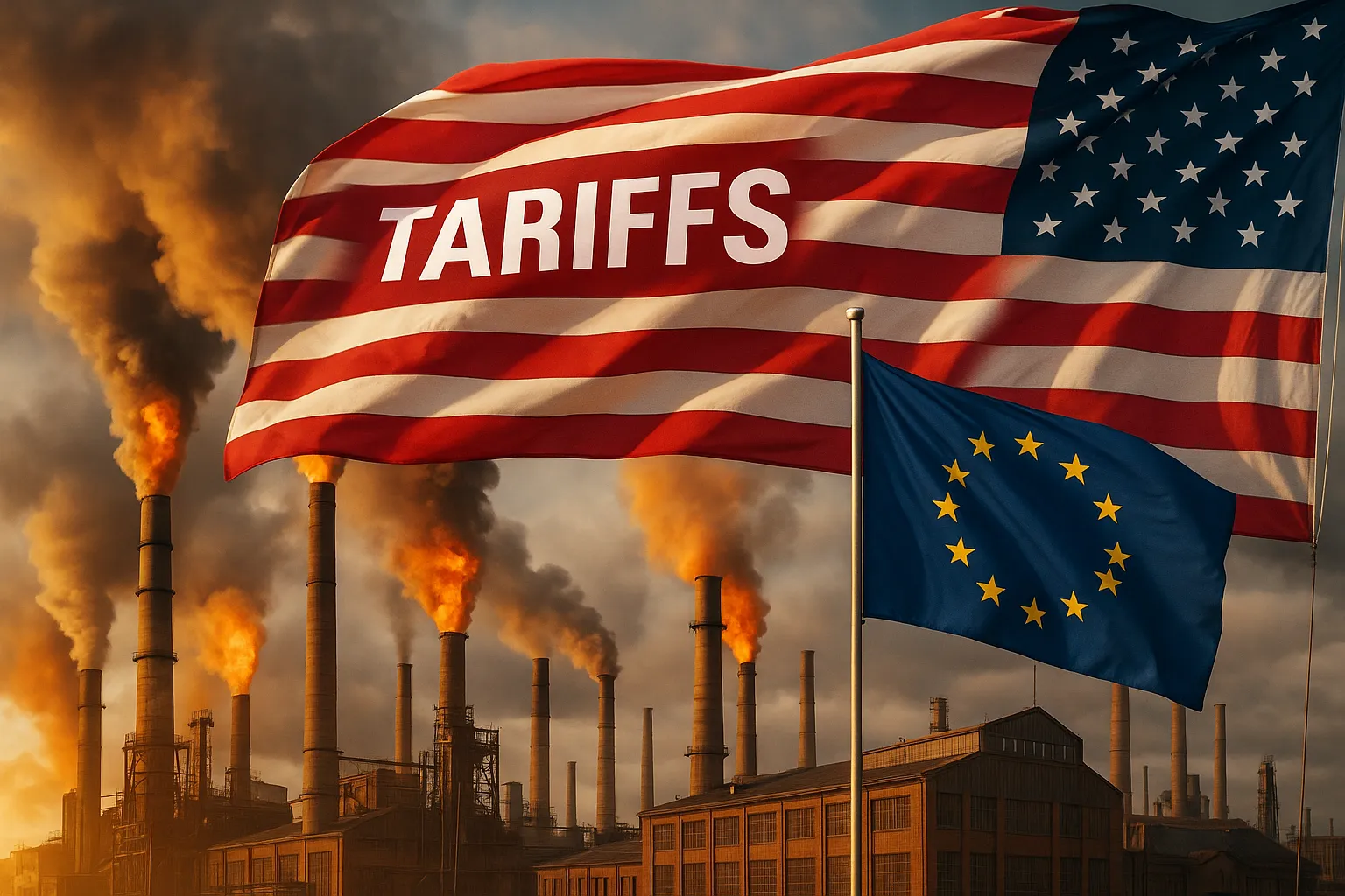 trump tariffs europe economy under pressure
