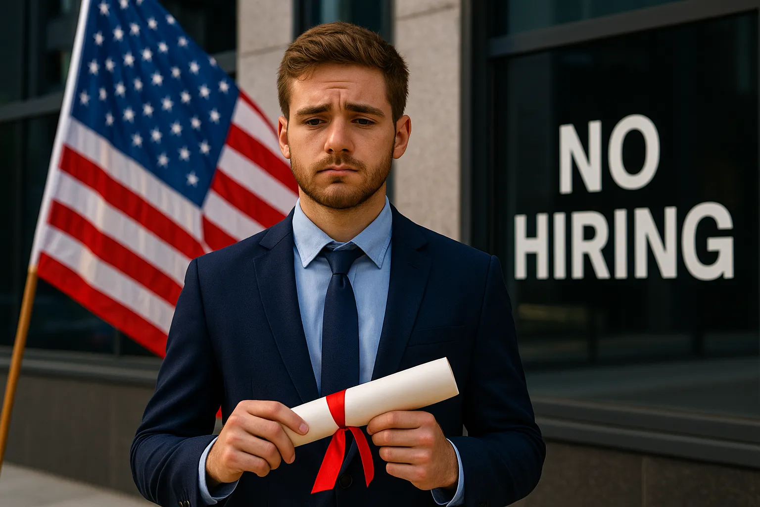 us job market crisis gen z no hiring