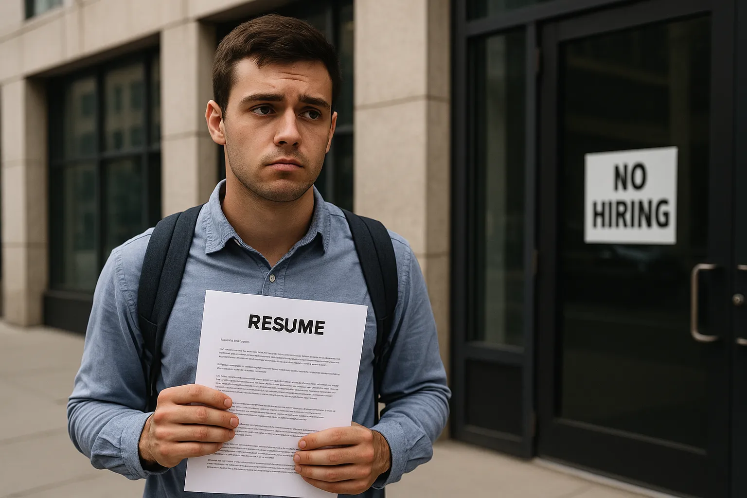 us job market stagnation young worker no hiring