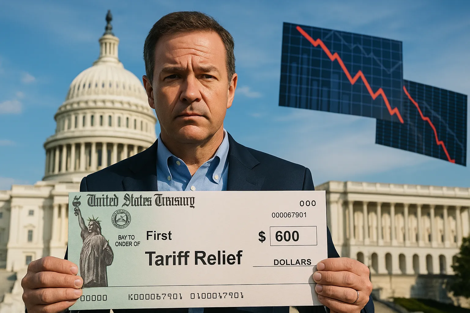 us tariff checks $600 debt bond crisis