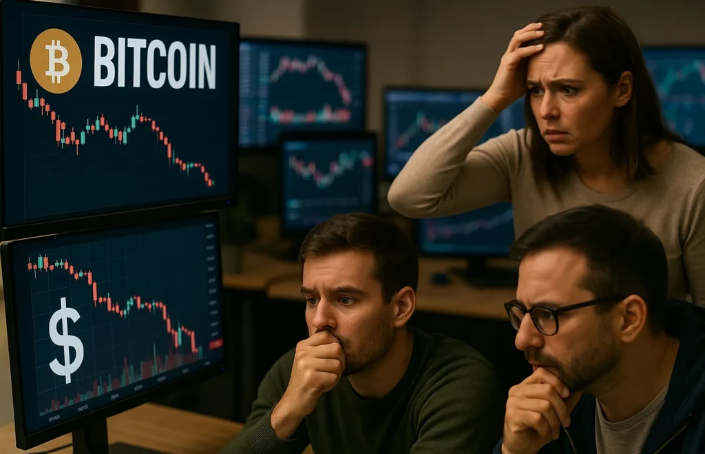 Retail traders watch Bitcoin volatility as the cryptocurrency bubble grows