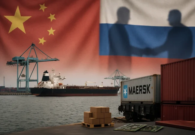 China helps Russia through oil trade, technology supply, and covert financial support while Beijing pretends to stay neutral.