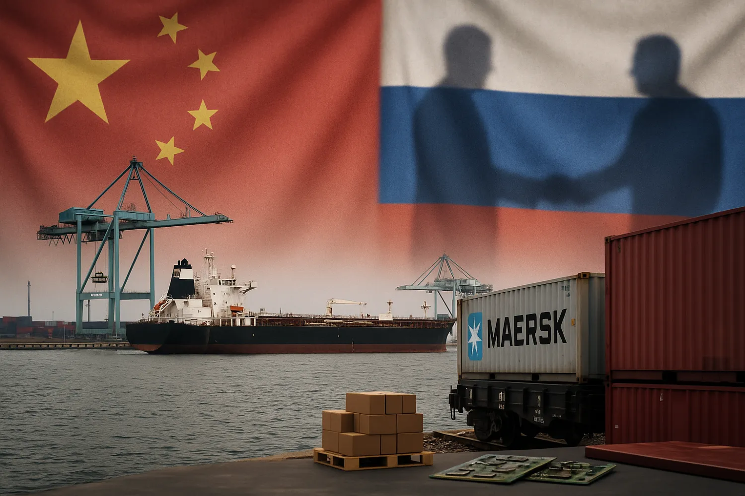 China helps Russia through oil trade, technology supply, and covert financial support while Beijing pretends to stay neutral.