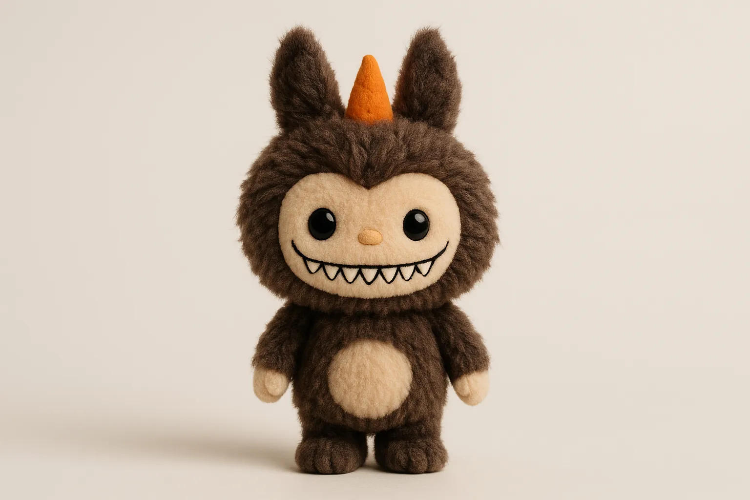 Energy Labubu plush toy representing the global success of Pop Mart’s blind box business model and billion-dollar franchise