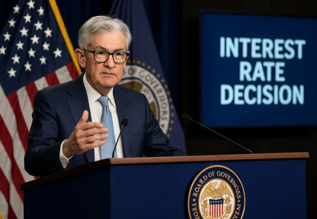 Fed cuts rates as Jerome Powell announces first interest rate change this year