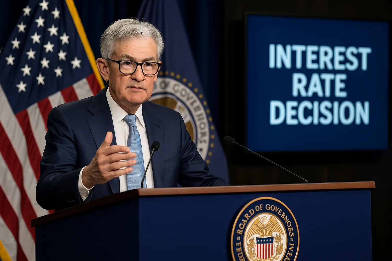Fed cuts rates as Jerome Powell announces first interest rate change this year