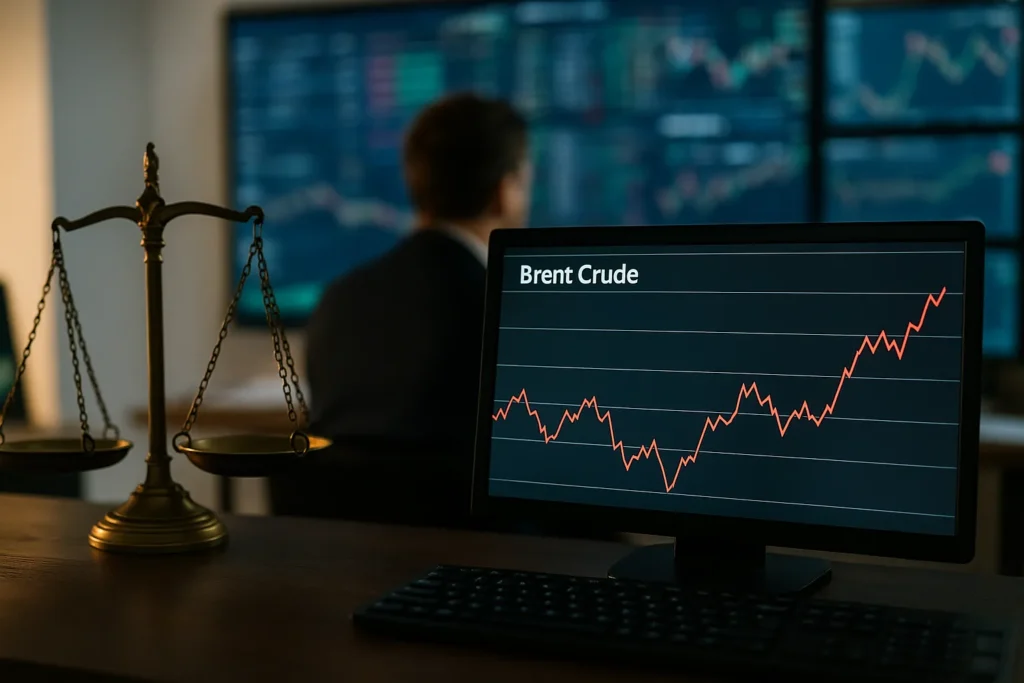 Energy market volatility after OPEC+ delays, Brent crude trading surge on global screens