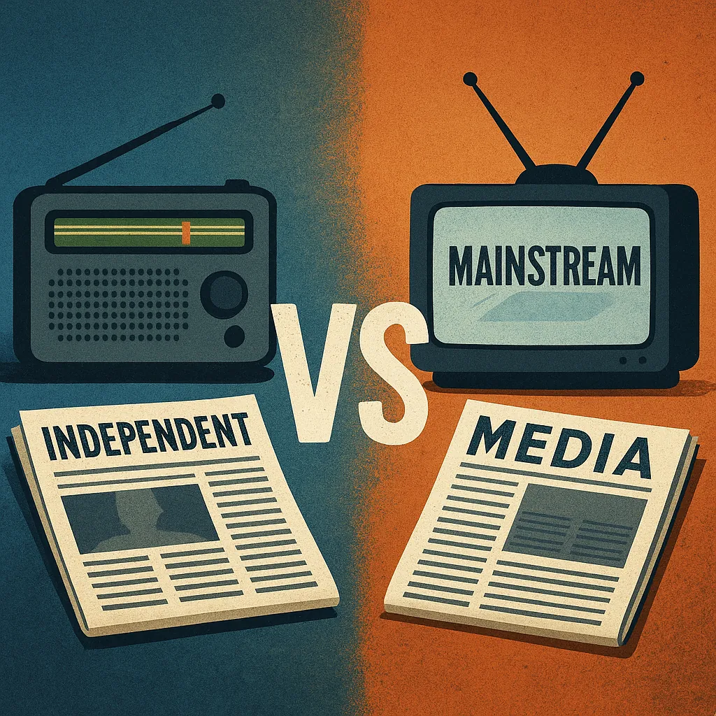 independent vs mainstream media
