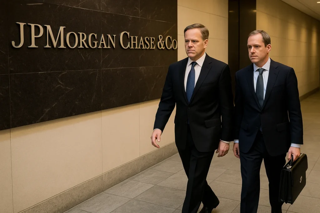 Wall Street retail investment banking expansion by JPMorgan Chase bankers