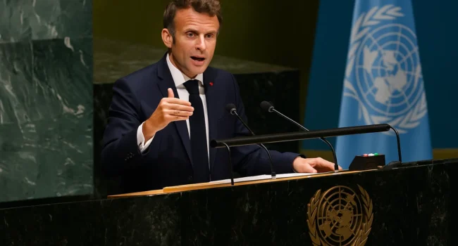 Macron UN speech
