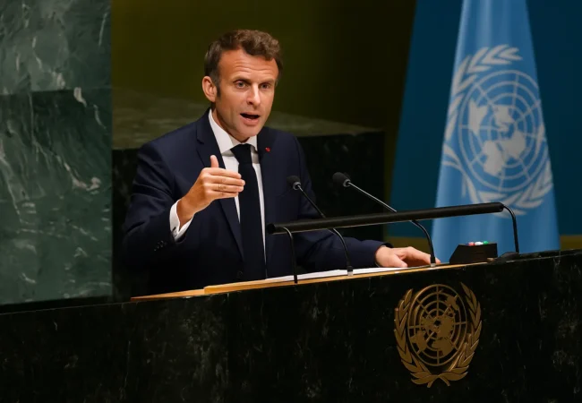 Macron UN speech