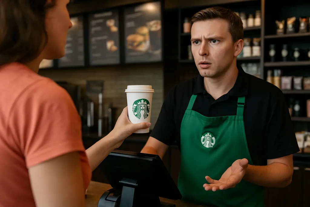 Starbucks free speech debate