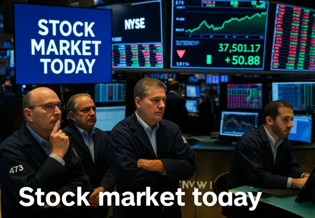 Stock market today