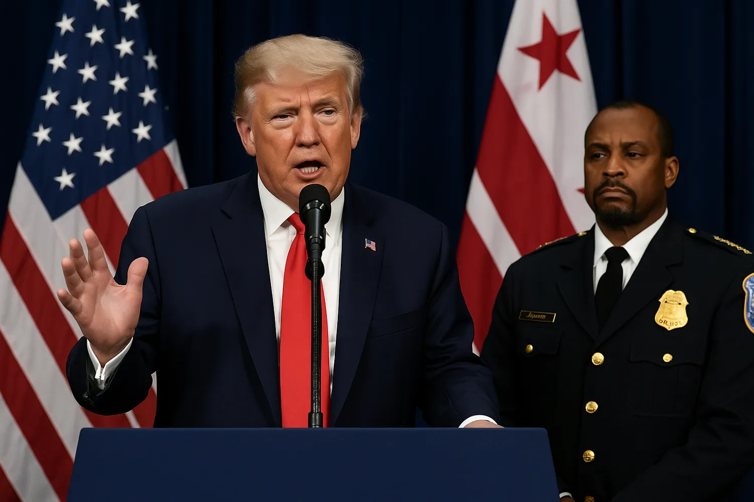 Trump federal control DC police