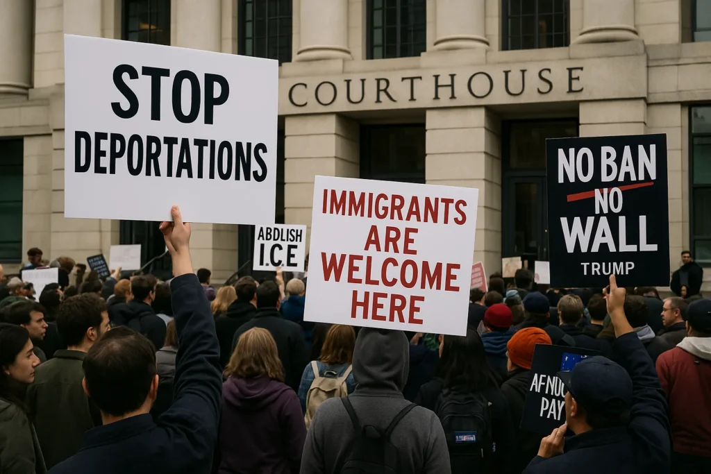 Trump immigration law dispute