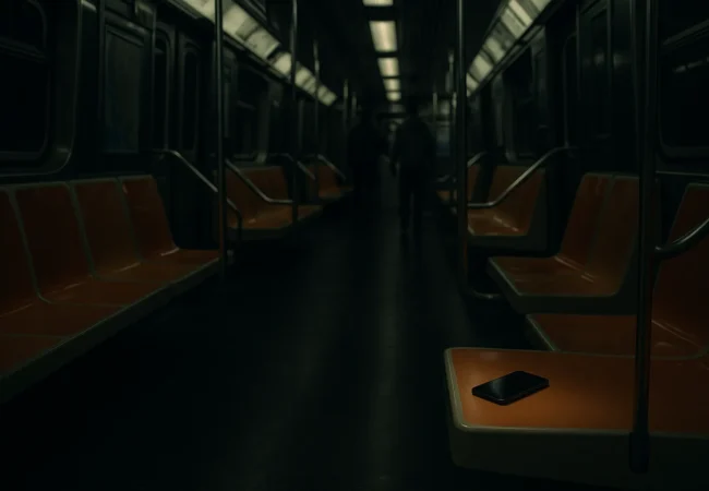 Ukrainian refugee murder subway symbol
