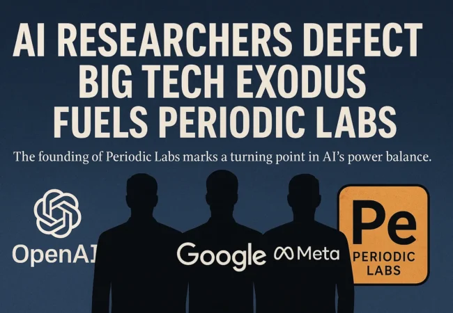 AI researchers defect big tech exodus fuels Periodic Labs