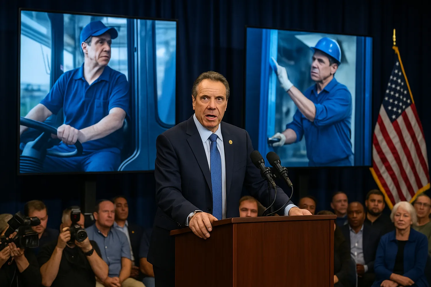 Andrew Cuomo AI ad controversy