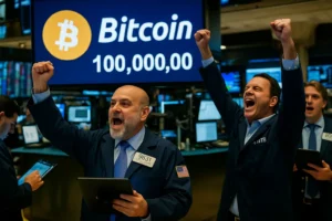 Bitcoin surges past $100,000