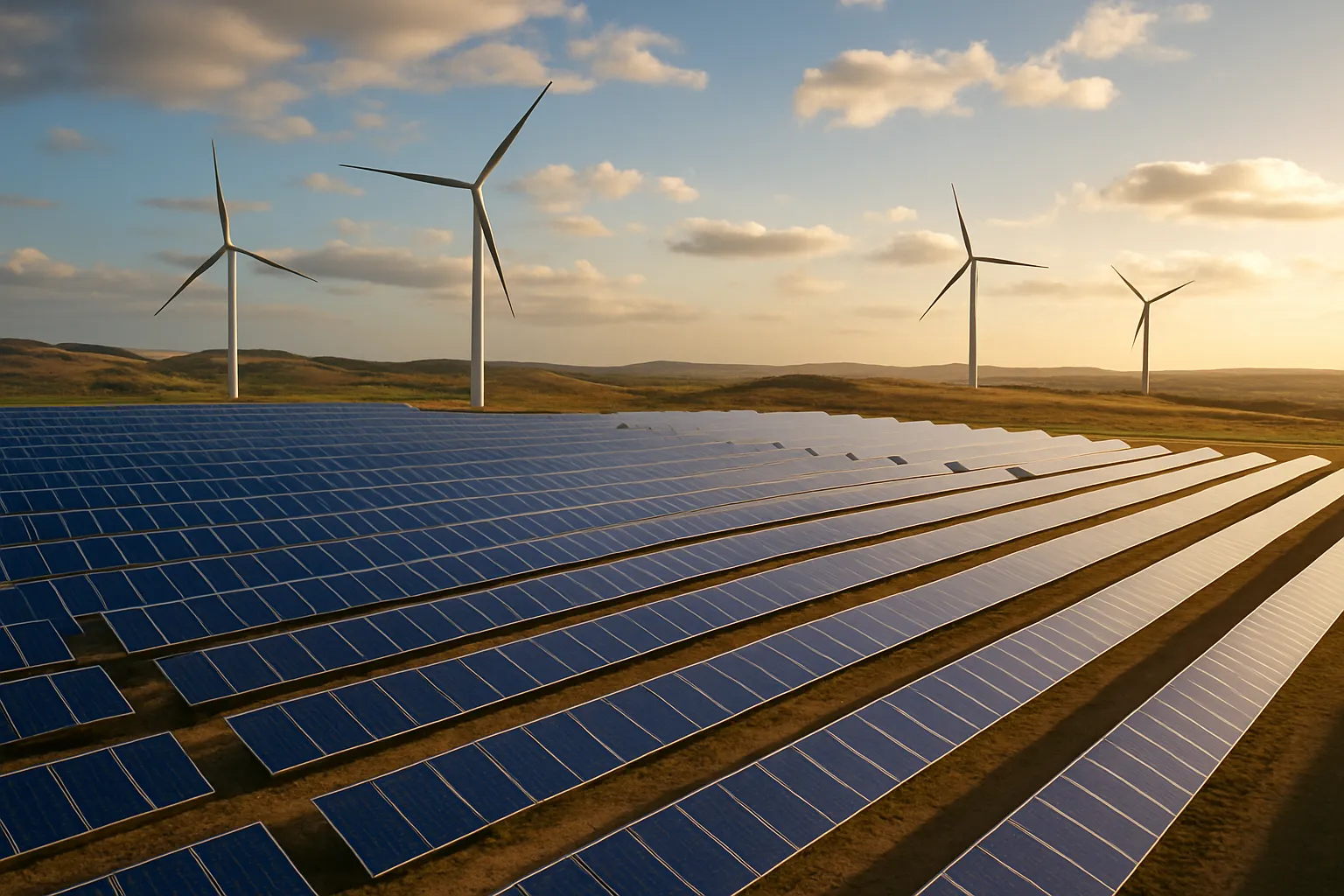 global solar and wind capacity