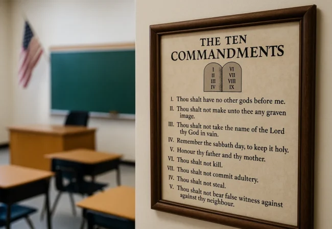 Ten Commandments school law