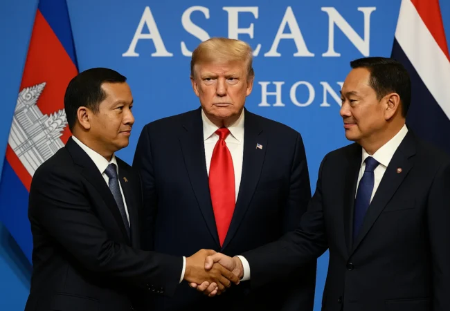 Trump Cambodia Thailand border dispute