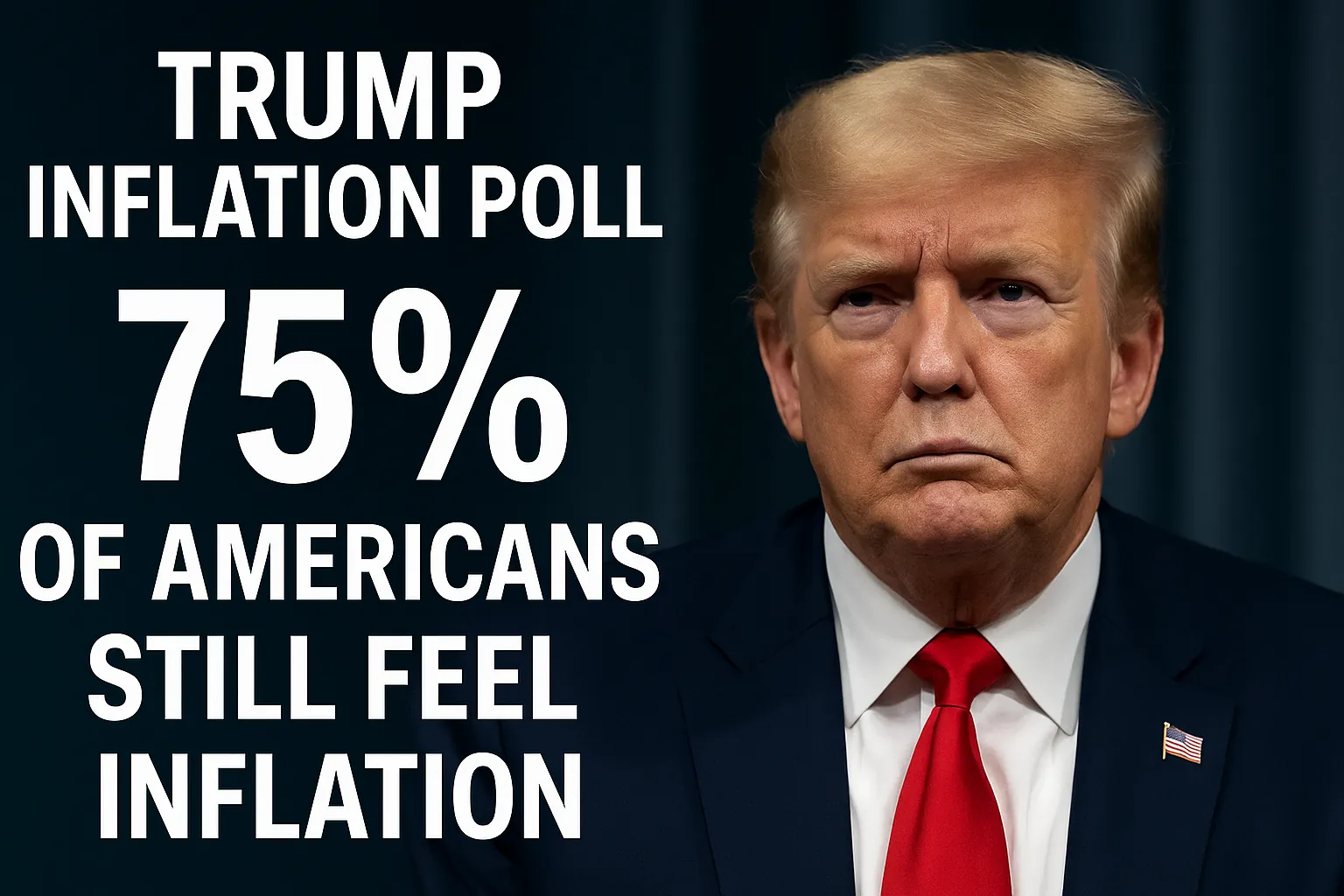 Trump inflation poll — Americans reject Trump’s claim that inflation is over, reflecting deep economic frustration.