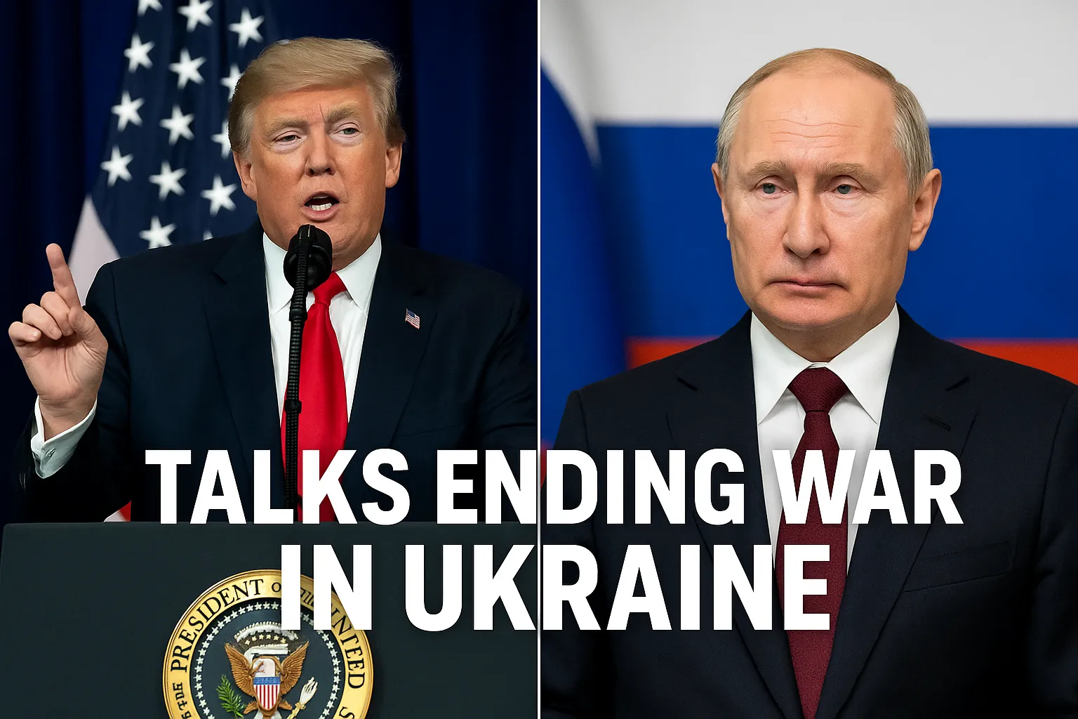 Trump Putin Ukraine peace talks — U.S. and Russian leaders prepare for negotiations aimed at ending the war in Ukraine.